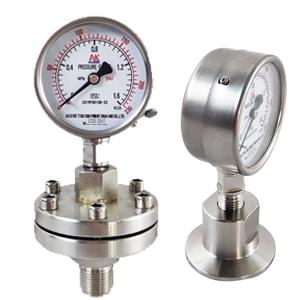 Structure principle and technical index of diaphragm pressure gauge Structure principle and technical index of diaphragm pressure gauge